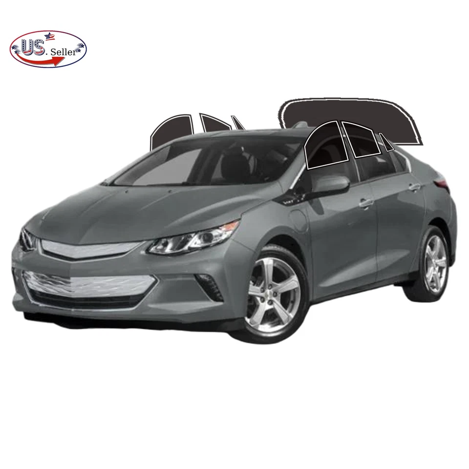 Kit de película de tinte de ventana de 2 capas precortada personalizada computarizada para Chevy Volt 2016-2019 Foto 1 de 4