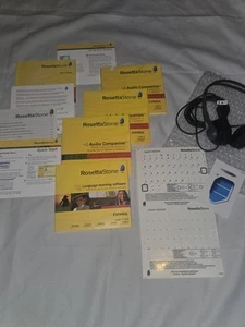 Rosetta Stone Espanol Level 1,2,& 3 w/ Headphones Spanish/ Latin America - Picture 1 of 8