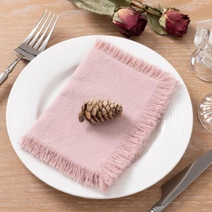 Linen Napkins Pink Valentine's Day Easter Spring Cloth Napkins Bulk Washable ... - Picture 1 of 5