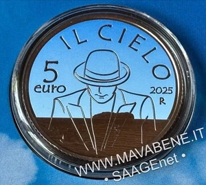 🇮🇹 ITALIEN 2025 RENATO ZERO IL SKY SERIE SONGS MÜNZE 5 EURO SILBER - Bild 1 von 6