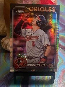 2024 Topps Chrome - Prism Refractor #265 Ryan Mountcastle Orioles - Picture 1 of 2