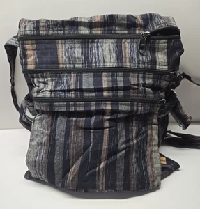 Vintage Bohemian Purse Satchel Bag Colorful Bright Earth Tones Hippy Boho N - Picture 1 of 6