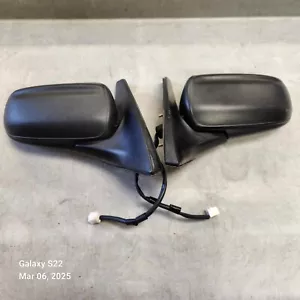 1999-2003 Mazda Protege Protege5 Power Side View Mirror Set (Matte Black) - Picture 1 of 6