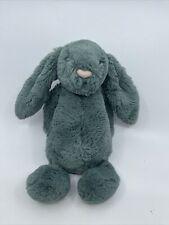 Jellycat London 12” Bashful Forest Bunny Rabbit Green Stuffed Animal Plush﻿ T1