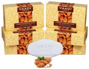 VAADI HERBALS Lavish Almond Soap 75g x 6 - Bild 1 von 3