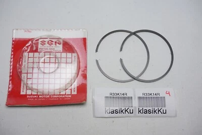 Anillo de pistón Suzuki GP125 TS125 TC125 TM125 RM125 RV125 1,00 NOS 12140-28010 Foto 1 de 3