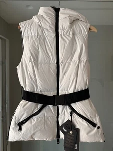 Goldbergh Mae Body Warmer Vest - Goose Down Sleeveless White NWT Sz 6 $520 MSRP - Picture 1 of 10