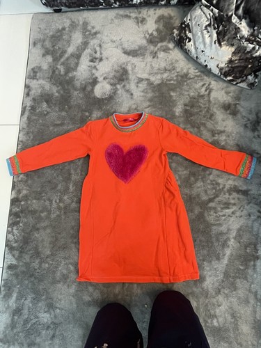 Abito da pattinatore ragazza Agatha Ruiz De La Prada età 8 anni logo arancione manica lunga