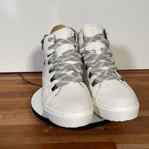 Botines deportivos Dr. Scholl's Weekend con cordones de piel sintética blancos 9 - Imagen 1 de 11