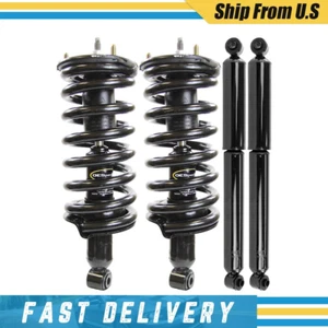 Monroe Front Strut & Rear Shock For 2004-2015 Nissan Titan RWD Lifetime Warr - Picture 1 of 4
