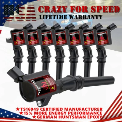 PAQUETE DE 8 bobinas de encendido DG508 para Ford EXPEDITION EXPLORER F150 F250 E350 SUPER DUTY Foto 1 de 4