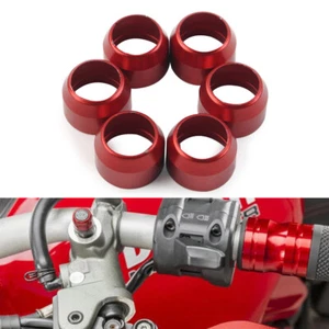 Coperchio Valvola Sfiato Per Ducati Monster Hyperstrada Streetfighter Rosso - Foto 1 di 6