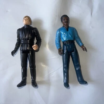 Vintage 2 loose Star Wars 1977-1983 Action Figures Lando Luke Skywalker jedi - Image 1 of 4