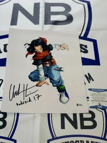 Colleen Clinkenbeard Android 17 Signed 11x14 Photo #2 Beckett COA DRAGON BALL Z Cover