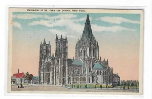 Postal de colección Catedral de San Juan el Divino, Nueva York - Imagen 1 de 2