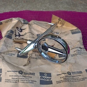 1974 1975 1976 Plymouth Valiant NOS MoPar HOOD ORNAMENT - Picture 1 of 3