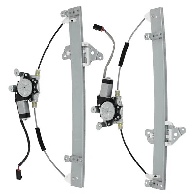 Pair Rear Power Window Regulator W/ Motor For Nissan Frontier Pickup 2000-2004 - Image 1 of 4