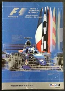 GRAN PREMIO FRANCESE FORMULA ONE F1 2000 Magny-Cours Programma Gara Ufficiale - Foto 1 di 4