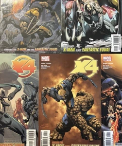 X4 1-5 (X-Men & Fantastic Four 1 2 3 4 5) Complete Set Marvel Comics 2005 - Picture 1 of 7