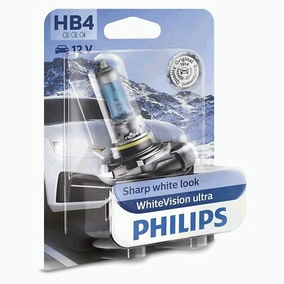 Lâmpadas de farol de feixe ultrabaixo genuínas Philips WhiteVision para Chevrolet Camaro - Imagem 1 de 4