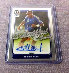 2024-25 Panini Donruss Thierry Henry The Beautiful Game Autograph Card BG-TH - Bild 1 von 2