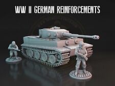 World War 2 The German Army Reinforcements Tiger Tank miniatures