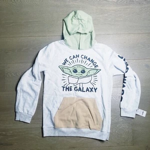 Baby Yoda Star Wars Youth Hoodie Sweatshirt Extra Large Gray XL grogu G3b - Picture 1 of 11