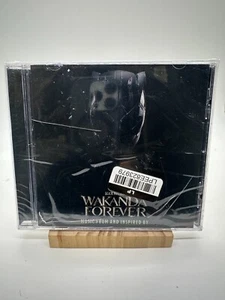 VARIOUS - BLACK PANTHER WAKANDA FOREVER - CD SEALED CRACKED CASE - Picture 1 of 3