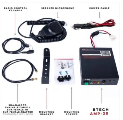 Btech Linear RF Amplifier VHF 136-174MHz, 2 Meter Power Boost, Mobile - Base US - Image 1 of 2