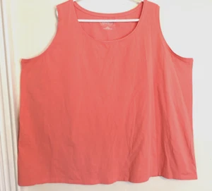 Blusa túnica colección Catherines para mujer 4X 30/32W rosa salmón suprema - Imagen 1 de 4