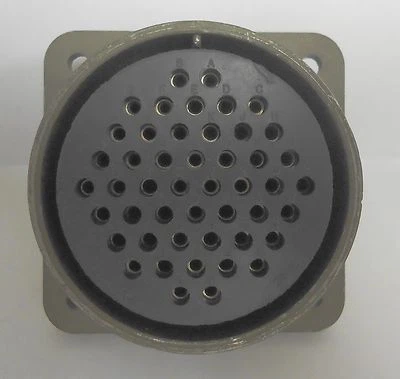 ITT Cannon (No Visable Part #) Circular Connector 48 Pin w/ Contact Crimps - Image 1 of 3