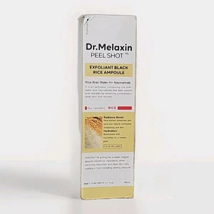 Dr.Melaxin PEEL SHOT EXFOLIANT BLACK RICE AMPOULE FOR ALL SKIN TYPES 2.7 FL OZ - Bild 1 von 5