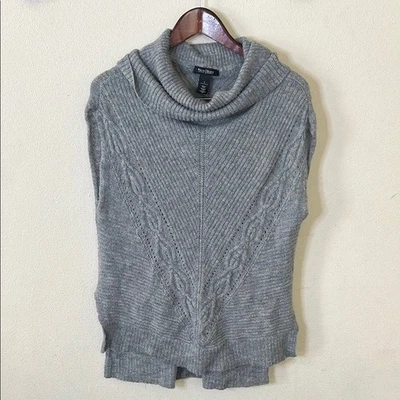 White House Black Market Cowl Neck Sleeveless Sweater Wool Size Small Knit Women - Image 1 of 4