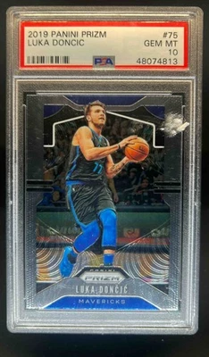 Prizm Luka Doncic #75 Mavericks PSA 10 2019-20 Foto 1 de 2