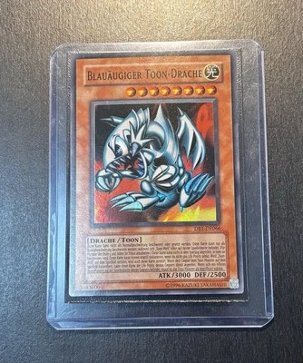 Yu-Gi-Oh! Blauäugiger Toon Drache DB1 Super Rare Near Mint - Bild 1 von 4