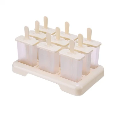 Molde para helado congelado para hacer paletas de jugo Molde para helado Molde para paletas de helado de 6 celdas Foto 1 de 4