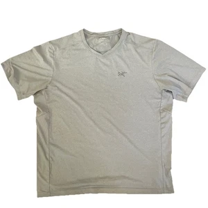 Arc'teryx Logo Kurzarm T-Shirt Herren Large Grau Graphit - Bild 1 von 8