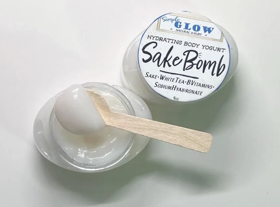 SakeBomb Body Yogurt • Anti-Aging Toning Moisturizer - Fast-Absorbing Nutrients - Image 1 of 4