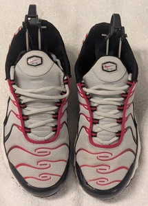 Nike Air Max Plus Tn Trainers Grey/Black/Red Size UK 5.5 - Picture 1 of 7