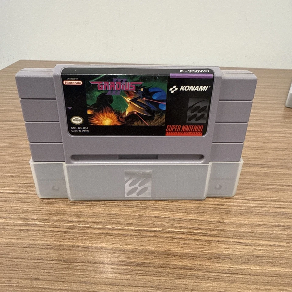 Gradius III 3 (Super Nintendo Entertainment System, 1991), SNES, TESTED - Image 1 of 3