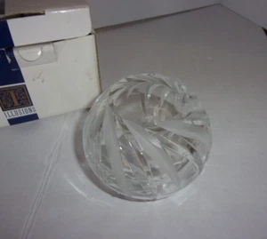 Illusions Slovenia Votive Candle Holder 24% Full Lead Crystal NIB  - Picture 1 of 5