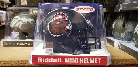 OREGON STATE BEAVERS THROWBACK  SPEED  MINI HELMET RIDDELL NEW IN BOX Cover