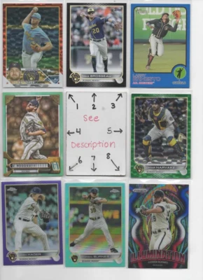 NEW Milwaukee Brewers U-PICK Serial #'d JERSEY AUTO Rookies BURNES YELICH BRAUN - Image 1 of 4