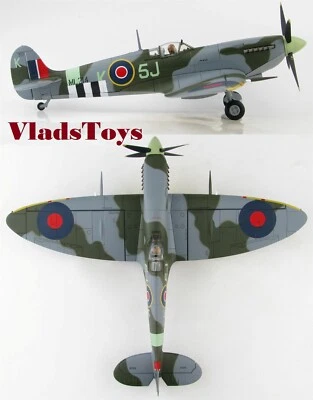 Hobby Master 1/48 Spitfire Mk IX RAF No.126 Sqn ML214 Johnny Plagis HA8320 - Image 1 of 4