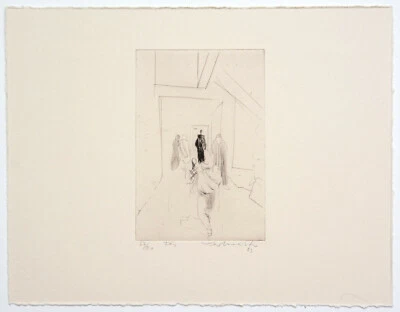 Wolfgang Werkmeister: "Fes" Radierung handsign. datiert, betitelt 130 Ex. - Bild 1 von 4