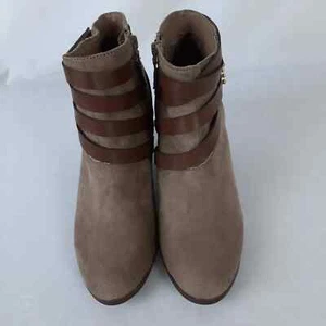 Material Girl Suede Ankle Boot, Taupe, Size 10M - Bild 1 von 17