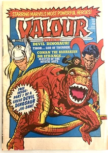 VALOUR. NUMBER'S 1. (VINTAGE MARVEL UK MAGAZINE 1980.) VERY GOOD COND. - Picture 1 of 7