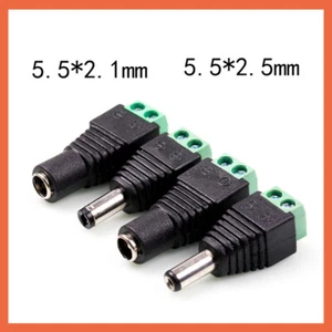 CCTV Stromanschluss Adapter Buchse Klinkenstecker LED Balun 12V DC Buchse Stecker 8/10A - Bild 1 von 9