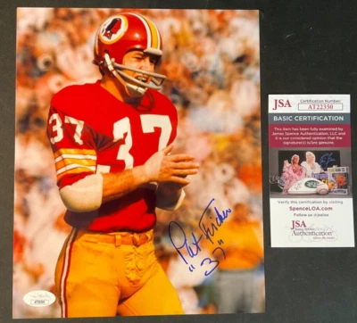 Pat Fischer Signed 8x10 Photograph JSA w/COA #37 Washington Redskins NFL AUTO! - Image 1 of 4