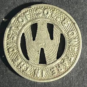 Capital Transit Co. "One Fare In the Dist. of Col." WM Transit Token 16.5mm - Picture 1 of 3